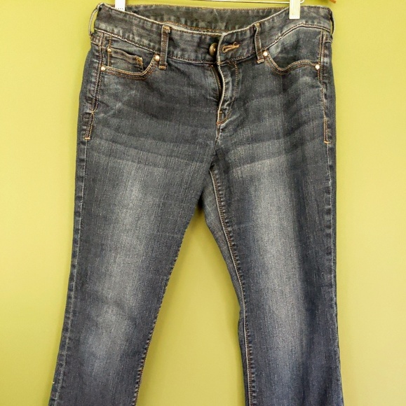 Express Denim - Express Jeans Women Indigo Barely Boot Size 6